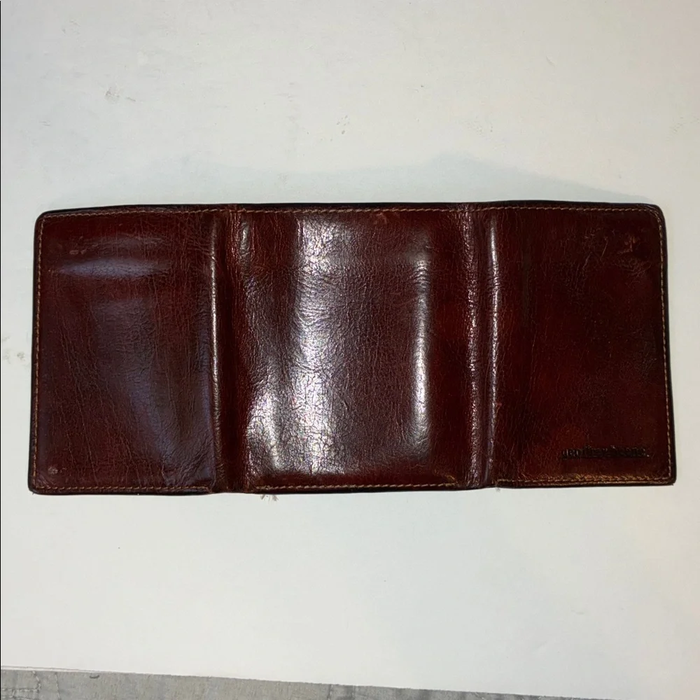 Geoffrey Beene Brown Leather Wallet